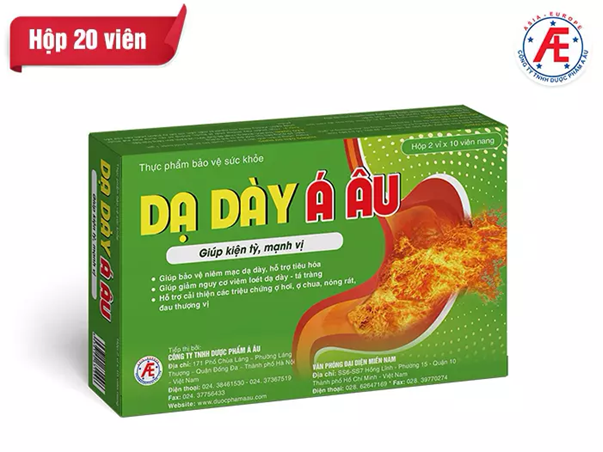 TPBVSK Dạ dày Á Âu dạng viên nang dễ sử dụng