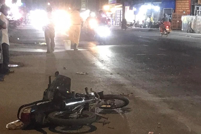 Hiện trường vụ tai nạn. Ảnh: Dân trí