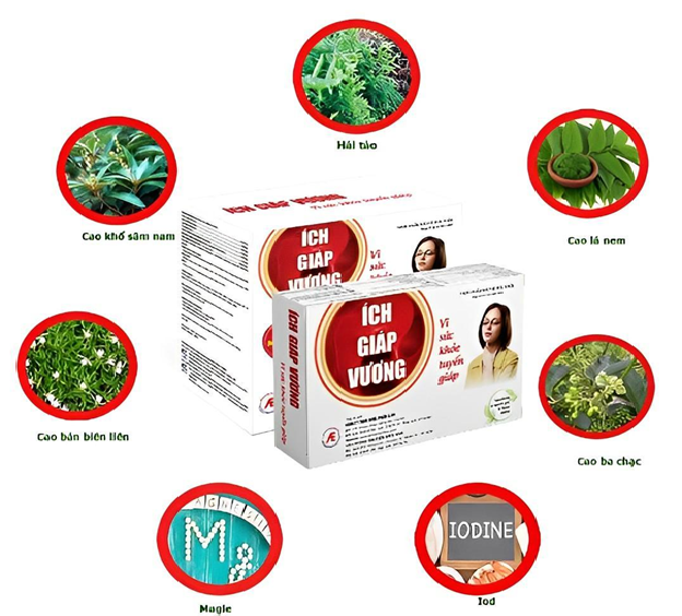 Ích Giáp Vương là sự kết hợp hài hòa của các thảo dược quý giúp thu nhỏ u tuyến giáp