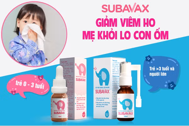 Subavax chứa hai chủng lợi khuẩn hô hấp phổ biến