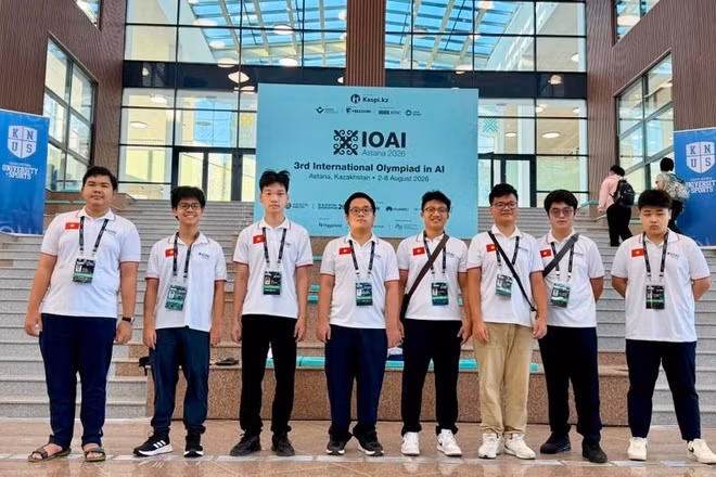 Thành tích ấn tượng của học sinh Việt tại kỳ thi AI quốc tế 2026