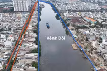 TP.HCM di dời gần 5.800 hộ ven kênh Đôi, mở rộng đường Phạm Thế Hiển