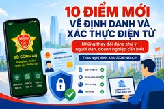 [INFOGRAPHIC] LOẠT ĐIỂM MỚI VỀ ĐỊNH DANH VÀ XÁC THỰC ĐIỆN TỬ