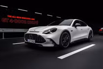Mercedes-AMG GT 4-Door Coupe bỏ động cơ xăng V8, "đấu" Porsche Taycan