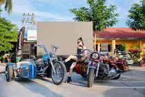 Ngắm Harley-Davidson Dyna và Road King sidecar hàng hiếm ở Hưng Yên