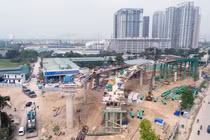 Hà Nội đẩy nhanh thi công nút giao khác mức Vành đai 3,5 và Đại lộ Thăng Long