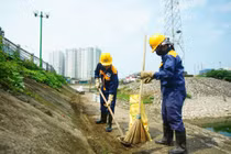Chuyển biến tích cực tại Hồ Hạ Đình sau chiến dịch dọn dẹp