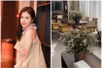 Bên trong biệt thự rực rỡ hoa tươi của Vân Trang