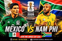 Mexico vs Nam Phi: Khởi đầu World Cup 2026 tại sân Azteca