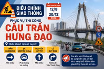 [INFOGRAPHIC] Điều chỉnh giao thông phục vụ thi công cầu Trần Hưng Đạo