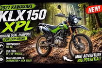 Kawasaki KLX150XPL 2027 ra mắt - cào cào hoài cổ khiến dân phượt phát mê