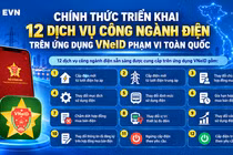 [INFOGRAPHIC] Người dân có thể thực hiện 12 dịch vụ điện qua VNeID