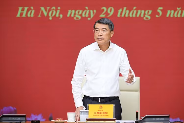 Bí thư Đảng ủy Chính phủ, Thủ tướng Chính phủ Lê Minh Hưng phát biểu tại Hội nghị - Ảnh: VGP/Nhật Bắc