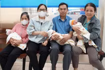 Hành trình người mẹ 'thép' mang tam thai tự nhiên qua từng khúc cua sinh tử