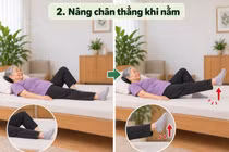 Sau tuổi 60, tập 5 bài này giúp cơ đùi khỏe, hỗ trợ khớp gối