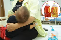 Trẻ uống nhầm dầu thắp: Gây nôn có thể khiến tổn thương phổi nặng hơn