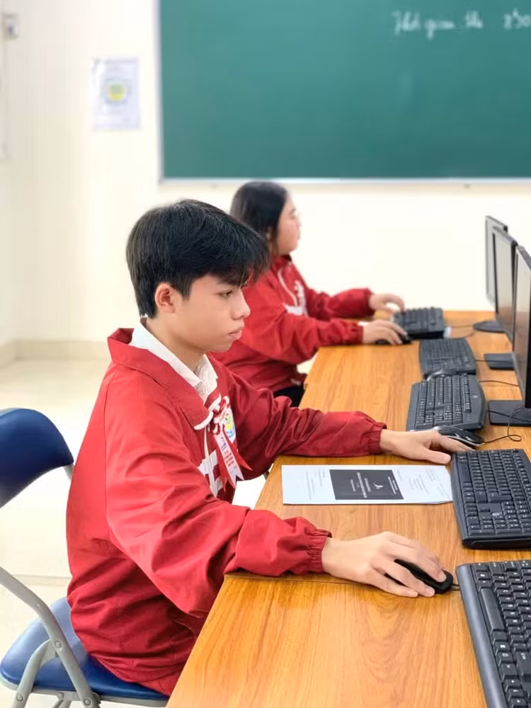 Sinh viên Trường trung cấp nghề Giao thông công chính Hà Nội./ Nguồn giaoducthoidai.vn