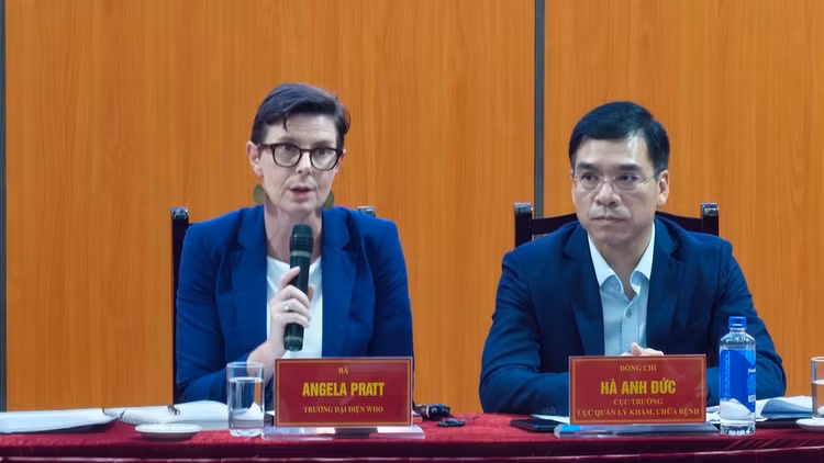 Tiến sĩ Angela Pratt, Trưởng đại diện Tổ chức Y tế thế giới (WHO) tại Việt Nam, đã đưa ra những khuyến nghị quan trọng liên quan đến việc hiến mô, tạng ở người chưa thành niên.Ảnh Tuấn Dũng/nguồn nhandan.vn