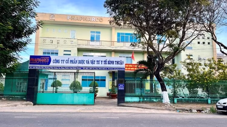 Công ty Cổ phần Dược và Vật tư y tế Bình Thuận bị phạt nặng. Ảnh thuonghieucongluan.com.vn