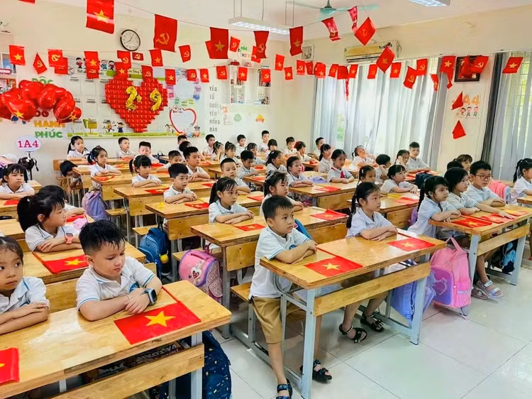 Học sinh lớp 1, 9 và 12 có thể tựu trường sớm nhất từ ngày 22/8. Ảnh Phương Quyên/Nguồn baoquocte.vn