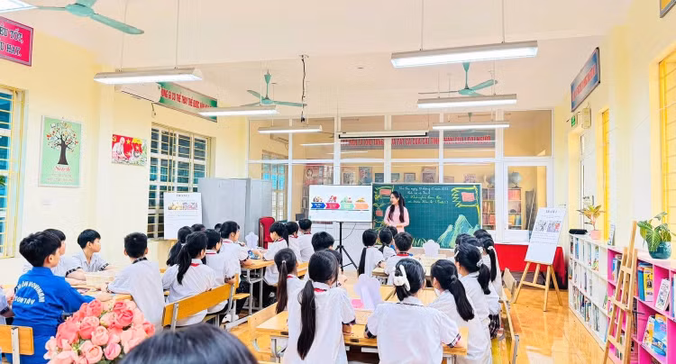 Ảnh minh họa/ website Trường Tiểu học Sơn Tây - Phân hiệu Quang Trung (phường Sơn Tây, Hà Nội). Nguồn giaoduc.net.vn