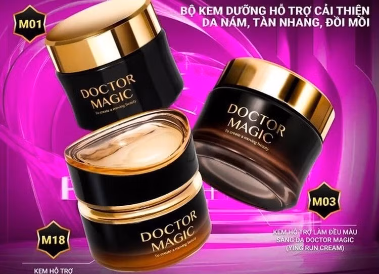 Các sản phẩm Doctor Magic của Mailisa được nhập từ Trung Quốc. Ảnh: Mailisa.