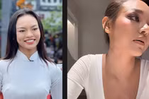 Á hậu Mai Ngô lộ nhan sắc khác lạ, nghi vấn phẫu thuật thẩm mỹ