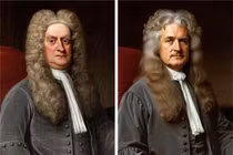 Ngỡ ngàng dung mạo Napoléon, Newton được phục dựng bằng AI