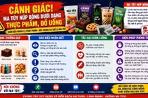 Ma túy 'núp bóng' dưới dạng thực phẩm và đồ uống gây nguy hiểm