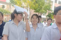 Thí sinh Hà Nội đã hoàn thành Kỳ thi lớp 10 THPT. Ảnh Bình Nguyên
