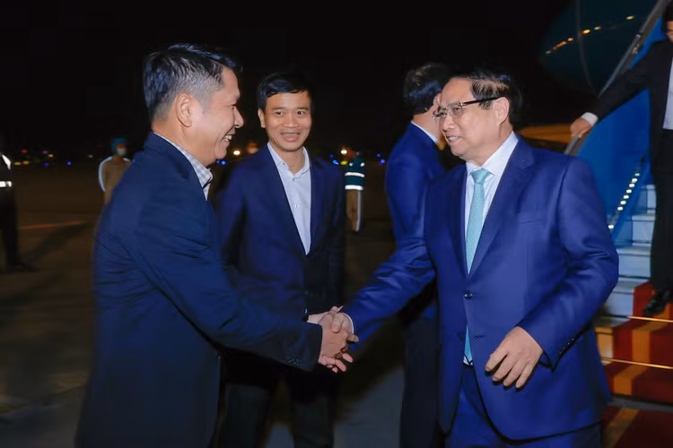 Thu tuong Pham Minh Chinh ket thuc tot dep chuyen cong tac tai Lao