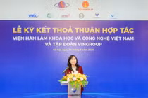 Vingroup hợp tác cùng Viện Hàn lâm Khoa học và Công nghệ Việt Nam