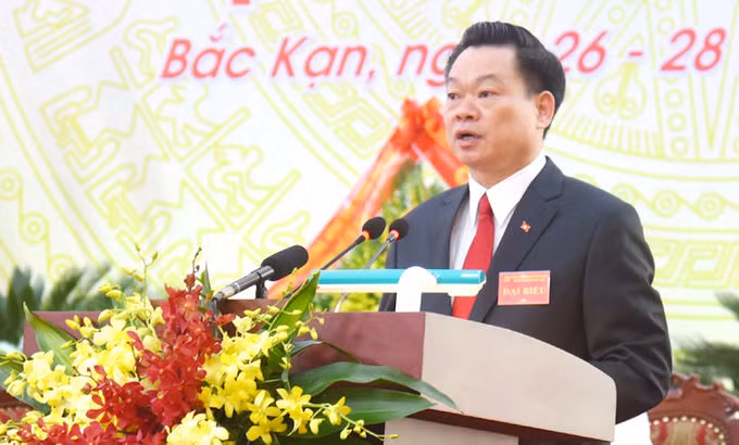 Bắc Kạn có tân Bí thư Tỉnh ủy ảnh 1 Tân Bí thư Tỉnh ủy Bắc Kạn Hoàng Duy Chinh. Ảnh: Báo Bắc Kạn.