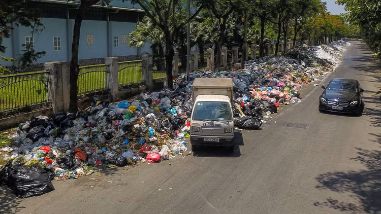 bai rac Nam Son bi chan, Ha Noi chon lap rac thai anh 3