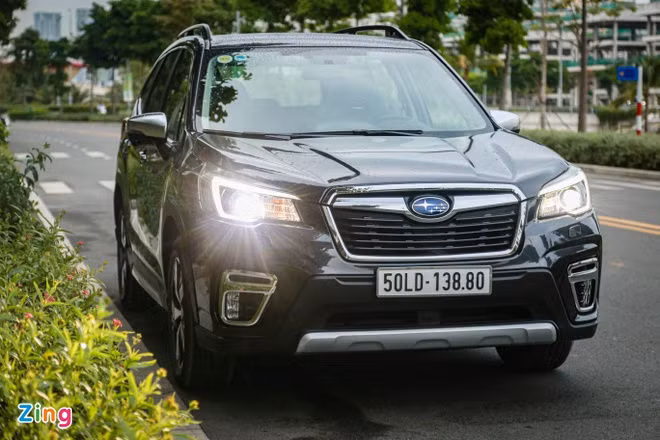 Subaru Forester dam xe anh 2