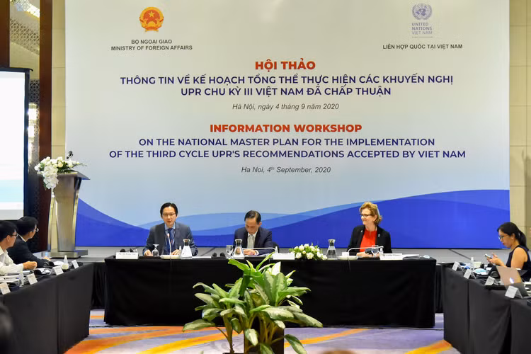 Quang cảnh hội thảo. Ảnh: Bộ Ngoại giao cung cấp.