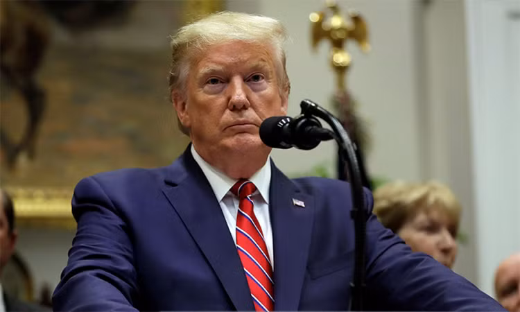 Tổng thống Donald Trump. Ảnh:&nbsp;AP