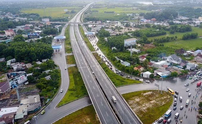 Cao tốc TP HCM - Long Thành - Dầu Giây hiện nay sẽ kết nối với cao tốc Phan Thiết - Dầu Giây. Ảnh:Quỳnh Trần.