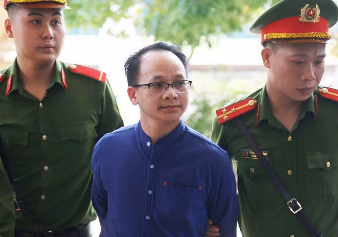 Bị cáo Nguyễn Thanh Chương. Ảnh: Phạm Dự