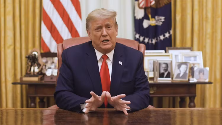 Ông Trump nói gì sau khi bị Hạ viện luận tội lần hai? - 1