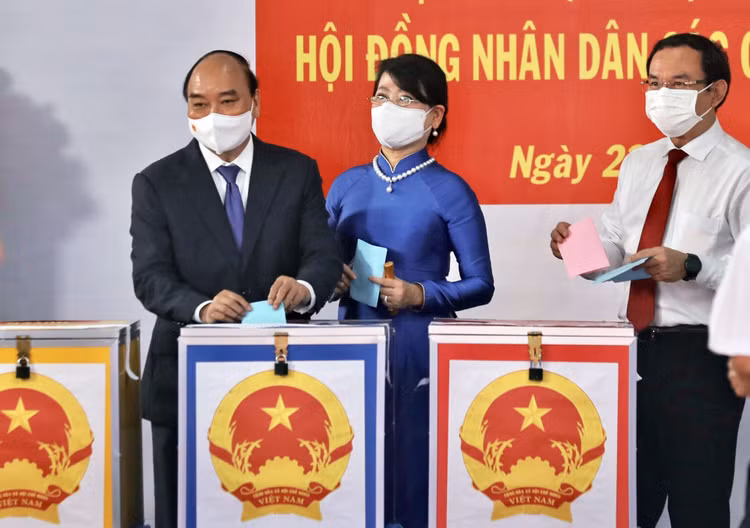 bau cu dai bieu Quoc hoi va HDND anh 26