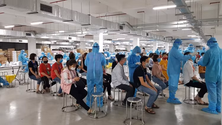 Hà Nội "thần tốc" lập danh sách 6.300 người làm việc ở Bắc Giang và Bắc Ninh ảnh 1