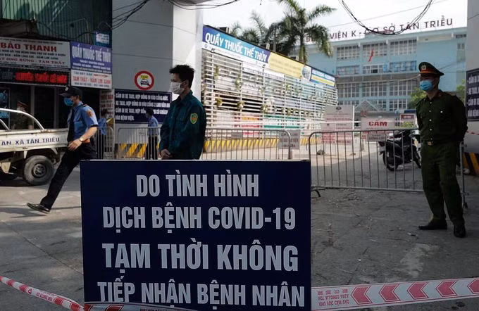 Bệnh viện K phát hiện 10 ca dương tính nCoV ảnh 1 Bệnh viện K Tân Triều dừng tiếp nhận bệnh nhân từ sáng 7/5. Ảnh: Ngọc Thành.