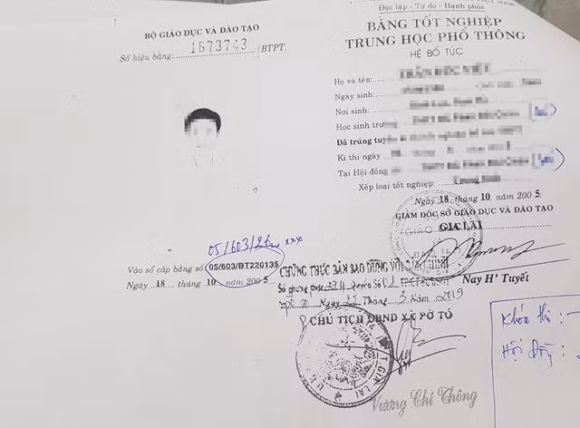 Cách mọi chức vụ trong Đảng với 9 cán bộ xã dùng bằng giả - 1