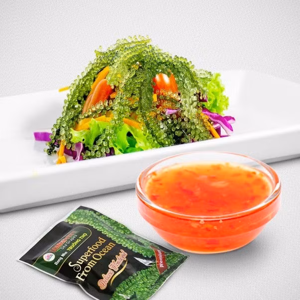 Xuất khẩu sang thị trường Hoa Kỳ thông qua Amazon, Rong nho Trường Thọ nhanh chóng được ưa chuộng bởi chất lượng cao cấp, dễ chế biến cũng như đóng gói bắt mắt.