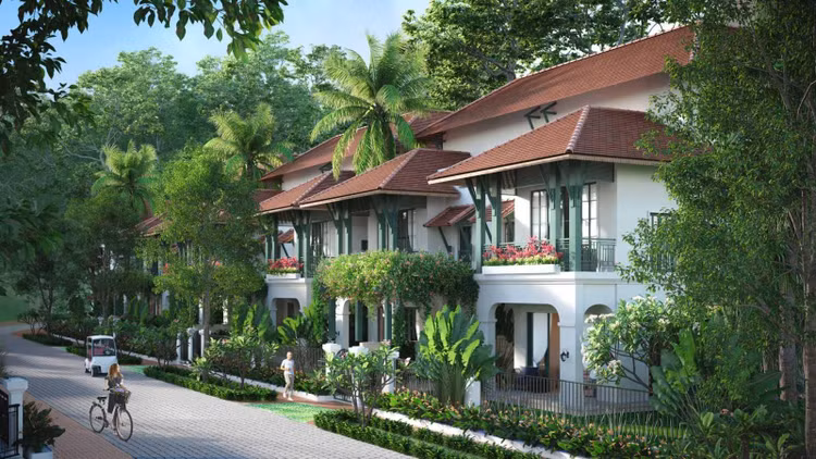‏Các căn biệt thự đường Park 9, Park 11 không ngừng được đặt chỗ. (Ảnh phối cảnh minh họa)