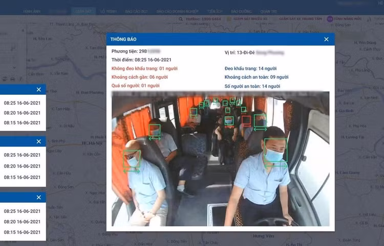 Công nghệ nhận diện khẩu trang được BA GPS triển khai.