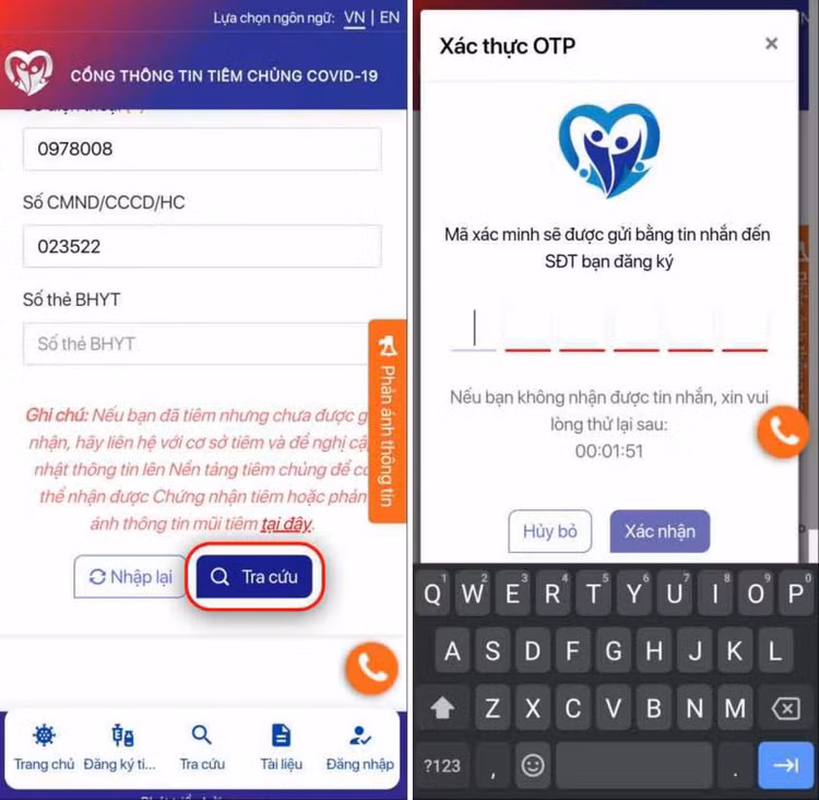 Cách lưu chứng nhận tiêm chủng vào Zalo ảnh 2 Cach luu chung nhan tiem chung vao Zalo anh 2