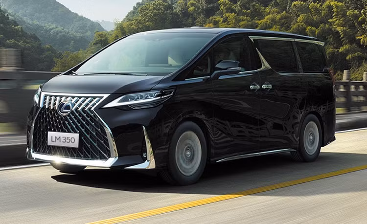 Lexus LM 350 có hai tùy chọn màu ngoại thất là Đen và Trắng ngọc trai. Ảnh: Lexus