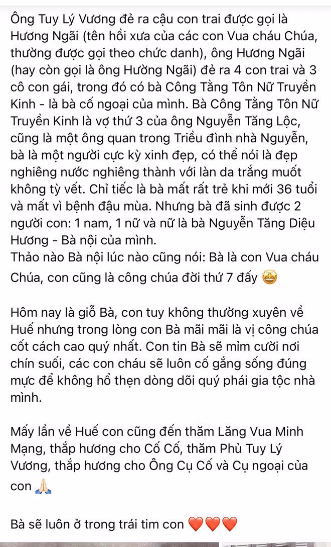 Hà Kiều Anh chính thức lên tiếng và xin lỗi khán giả về ồn ào "Công chúa triều Nguyễn" ảnh 3 Hà Kiều Anh chính thức lên tiếng và xin lỗi khán giả về ồn ào "Công chúa triều Nguyễn" ảnh 3